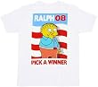 The Simpsons Ralph Pick a Winner 08 White T-Shirt Tee