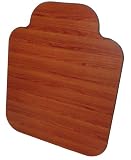 Chair Mat For Carpets - SMTO3644218 -Cherry 36x44 Solid Wood Laminate. Traditional.