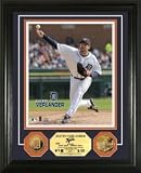 Justin Verlander Detroit Tigers 24KT Gold Coin Photo Mint