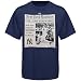 Majestic New York Yankees #2 Derek Jeter Navy Blue 2722 & Counting Newspaper T-shirt