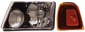 Amazon.com: Anzo USA 111034 Ford Ranger Crystal Black Headlight Assembly - (Sold in Pairs): Automotive