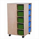 Space Saver Cubby Spinner with Assorted Trays