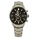 Casio Men's Edifice EFB503SBDB-1AV Silver Stainless-Steel Quartz Watch with Black Dial