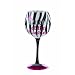 Mud Pie Queen Of The Candles Hand Painted Wine Glass