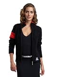 NCAA University of Arizona Kashwere U 2-Tone Motorcycle Jacket Black with Red Small 0-2