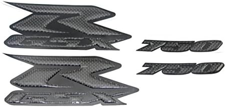 KODASKIN Motorcycle Sticker Decal 3d Raise R-GSX 750 Real Carbon Fiber EmblemFor GSXR750 K4 K5 K6 K7 K8 K9 L1
