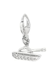 Sterling Silver TANK Charm