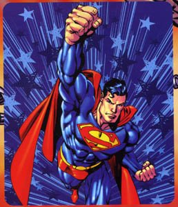 SUPERMAN DC Comics Power in Flight FLEECE THROW BLANKET Afghan New