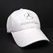 Mercedes Benz Silver Star on White Hat