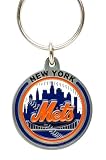 Zinc MLB Team Logo Key Ring - New York Mets - NY Mets