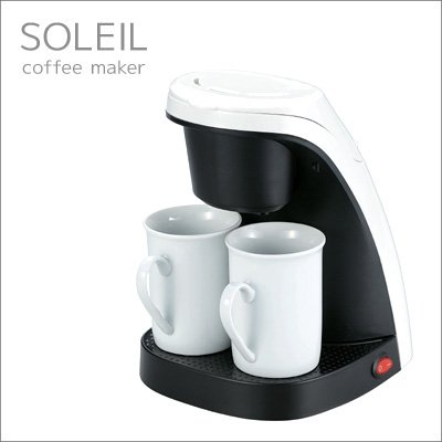 SOLEIL ソレイユ　コーヒーメーカーツイン【カラー：ホワイト（SL-1080）】