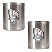 New Jersey Nets 2-Piece Stainless Steel Can Holder Set (Primary Logo)