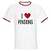 I LOVE PENSIONS Love Ringer T by CafePress