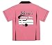 Berry's Funeral Home Pink/Black Classic Retro Bowling Shirt Die Death Coffin