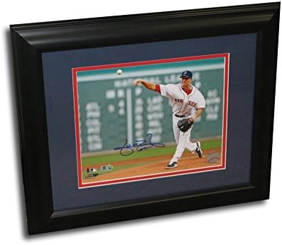 Autographed Jake Peavy 8x10 framed Boston Red Sox photo