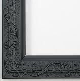 Review The Rusty Roof  / Ornate Black Picture Frame - New - Solid Wood, 10x10