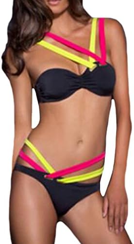 CNYY Women's Fashion Swimwear Tringle Bikini Top Low Rise Bottom