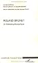 Roland Brunet : Un itin�raire philosophique