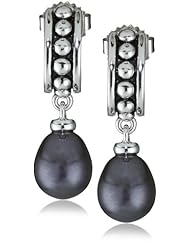 Honora "Pallini" Black Freshwater Cultured Pearl Dangle Earrings