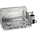 Century Tool 12,000 BTU 2-Burner Stainless Steel Ignition Stove with Tray