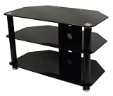 Icon Excel 3237 - Glass Stand For LCD & Plasma TV - Up To 42 - Black