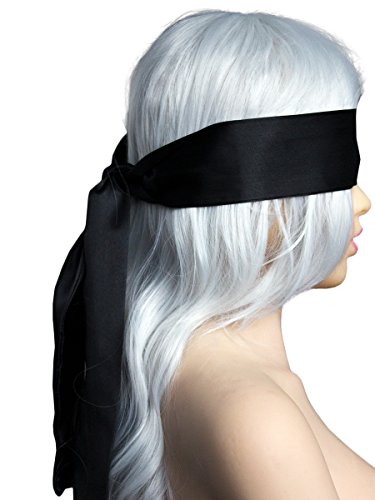 FasiCat Sexy Eye Mask Blindfold Cover Black Band Blinder for Sex for Women