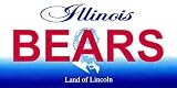 Illinois State Background License Plate