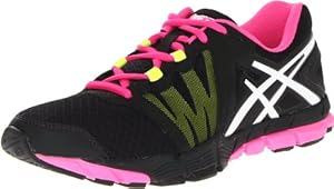 ASICS Women's GEL-Craze TR Cross-Training Shoe,Black/White/Hot Pink,9 M US