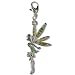 Charms Anh�nger f�r Charm Bettelarmband Elfe mit Steinchen gr�n