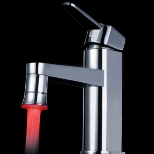 LED Colorful Faucet With Copper, 7 Colors Gradual Changing