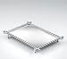 Taymor Chrome Square Perfume Mirror Tray