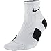 Nike Men's Elite High Quarter Basketball Socks, White/Black, SM (Women's Shoe 4-6)