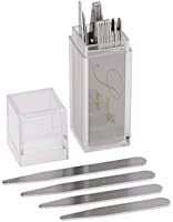 36 Stainless Steel Collar Stays in Clear Plastic Box, Order the Sizes You Need