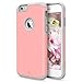 iPhone 6s Plus Case, ULAK Hybrid Dual Layer Protective Sugar Candy Case for Apple iPhone 6s Plus 5.5 inch Device (Pink+Grey)