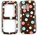 Samsung Messager R450 Little Tiny Polka Dots on Brown Hard Case/Cover/Faceplate/Snap On/Housing/Protector