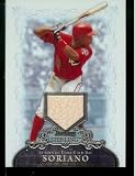 2006 Bowman Sterling Alfonso Soriano Game Used Bat Washington Nationals Baseball Card - Mint Condition - Shipped In Protective ScrewDown Case!