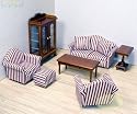 Melissa & Doug Deluxe Doll-House Furniture- Living Room Set
