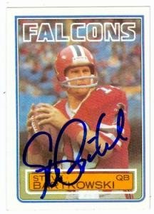 Steve Bartkowski Autographed/Hand Signed football card (Atlanta Falcons) 1983 Topps #15