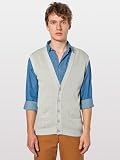 American Apparel Knit Long Grid Vest