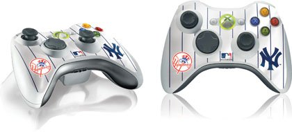 Skinit New York Yankees Home Jersey Vinyl Skin for 1 Microsoft Xbox 360 Wireless Controller