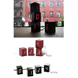 Jonas Damon Blue LED Cube Clock