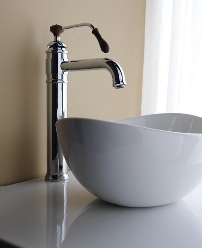 Cascade Basin Vessel Sink in White