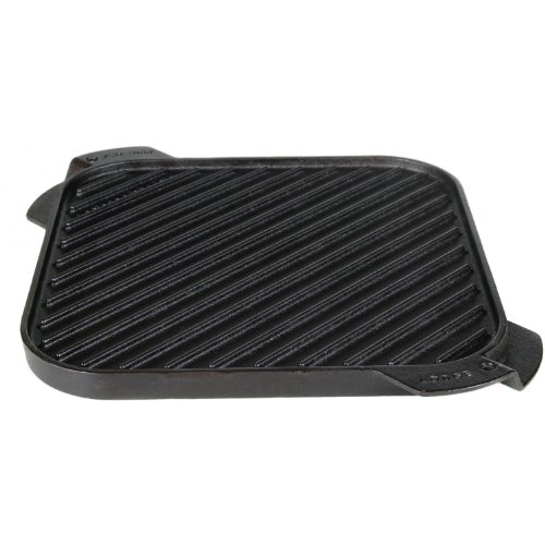 Lodge Logic Single Burner Reversible Grill / Griddle - 10-1/2-by-10-1/2