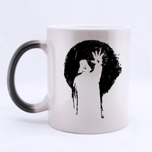Darth Vader Silhouette Custom Morphing Coffee Mug Tea Cup 11 OZ Office Home Cup (Printed on two sides)