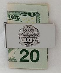 Navy Money Clip