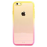 iPhone 6 Case, LUOLNH(TM) iPhone 6 Cover Colorful Clear Shell Slim Case Translucent Impact Resistant Flexible TPU Soft Bumper Case Protective Shell for Apple iPhone 6 4.7 inch (Yellow Rose) from LUOLNH