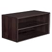 itso 1x2 Cube with Shelf - Espresso
