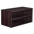 itso 1x2 Cube with Shelf - Espresso