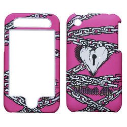 Fits Apple iphone 3G AT&T Snap upon guardian Faceplate Cover Housing Case - Lizzo Unlock Me Hot Pink