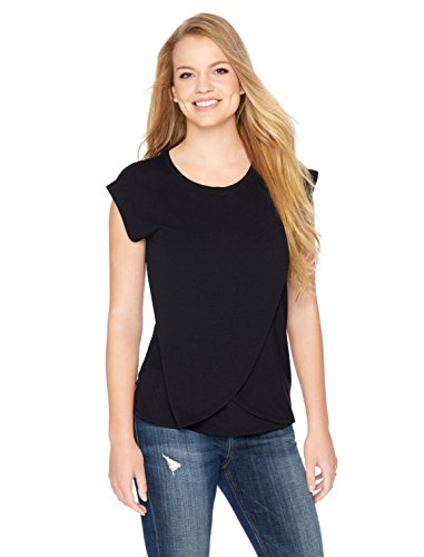 Motherhood Short Sleeve Tulip Layered Nursing T-shirt